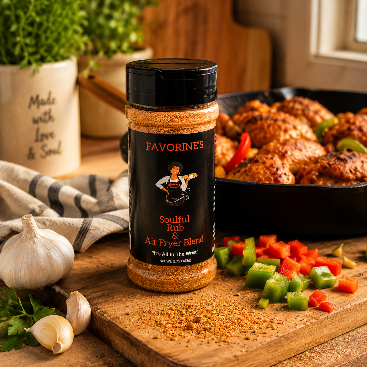 Favorine's Soulful Rub and Air Fryer Blend